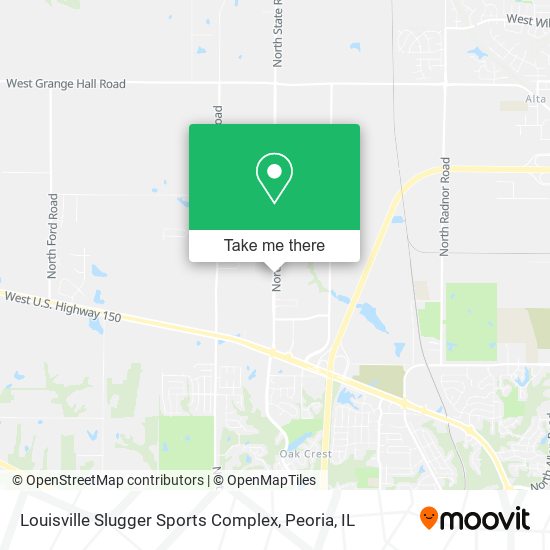 Mapa de Louisville Slugger Sports Complex