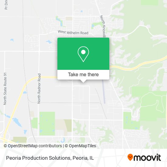 Peoria Production Solutions map