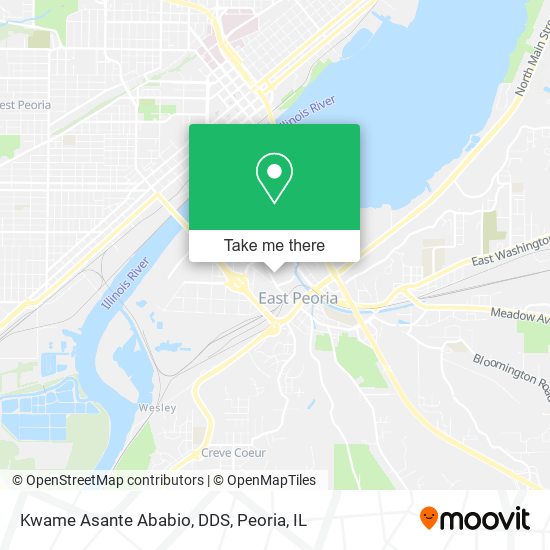 Kwame Asante Ababio, DDS map