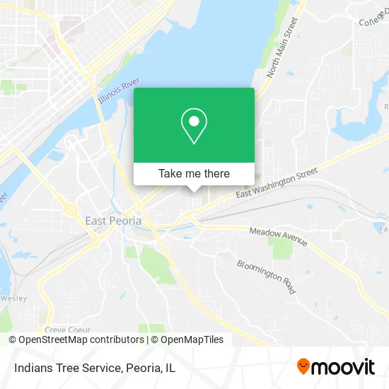 Indians Tree Service map