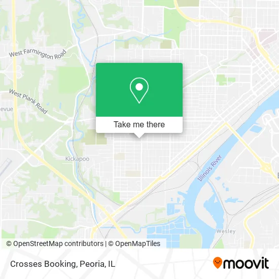 Crosses Booking map