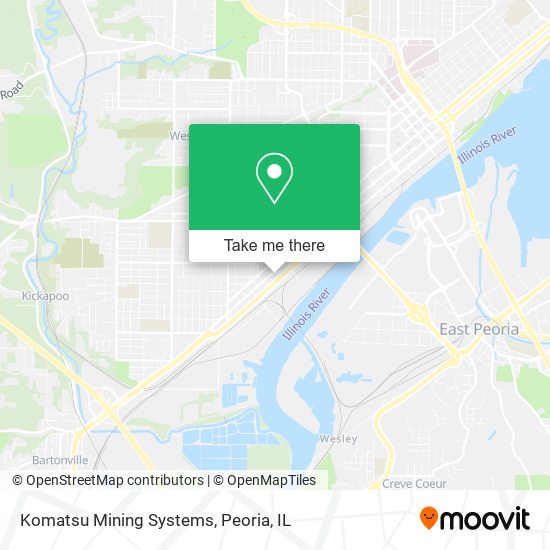 Komatsu Mining Systems map