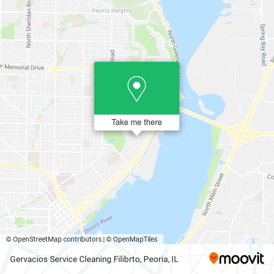 Mapa de Gervacios Service Cleaning Filibrto