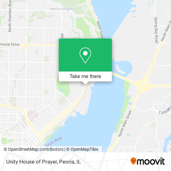 Mapa de Unity House of Prayer