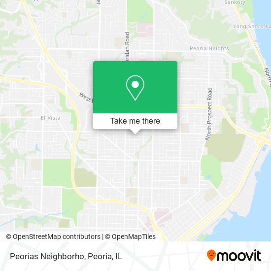 Peorias Neighborho map