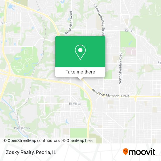 Zosky Realty map