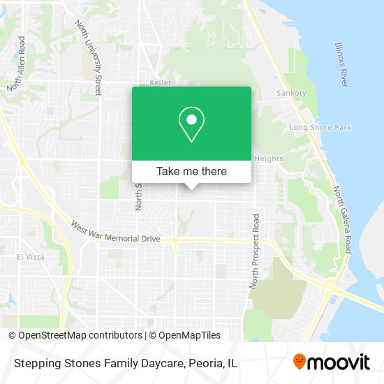 Mapa de Stepping Stones Family Daycare
