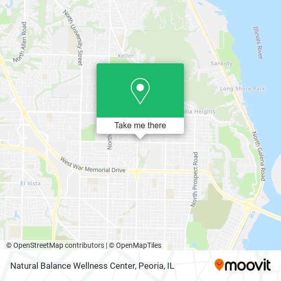 Mapa de Natural Balance Wellness Center