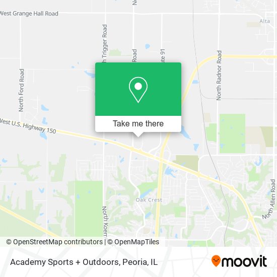 Academy Sports + Outdoors map
