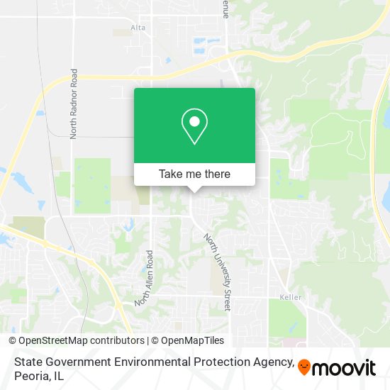 Mapa de State Government Environmental Protection Agency
