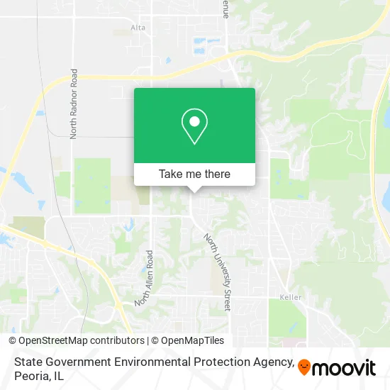 State Government Environmental Protection Agency map