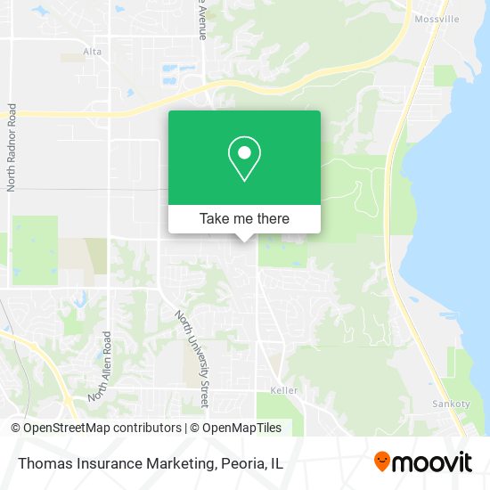Thomas Insurance Marketing map