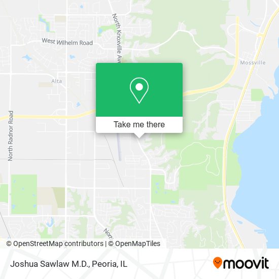 Mapa de Joshua Sawlaw M.D.