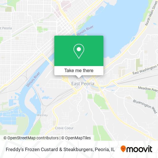 Freddy's Frozen Custard & Steakburgers map