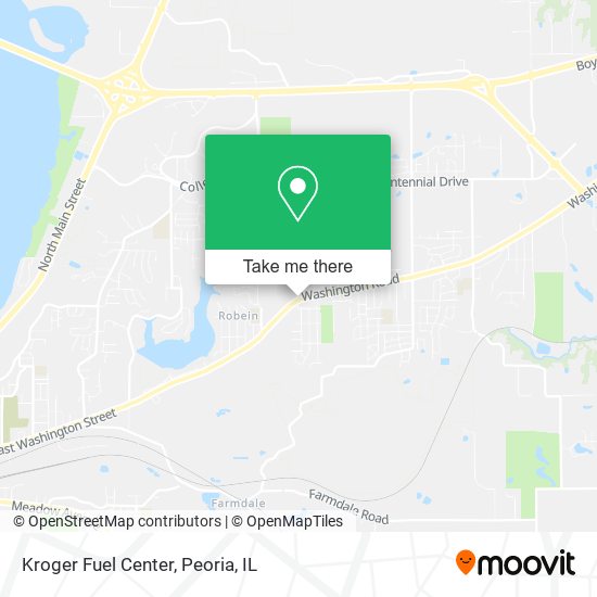 Kroger Fuel Center map