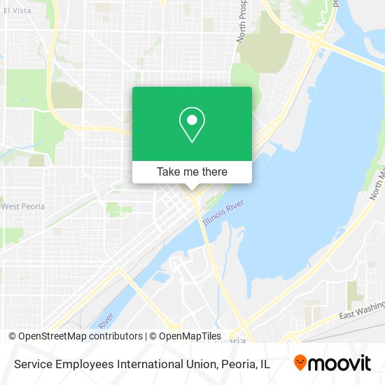 Service Employees International Union map