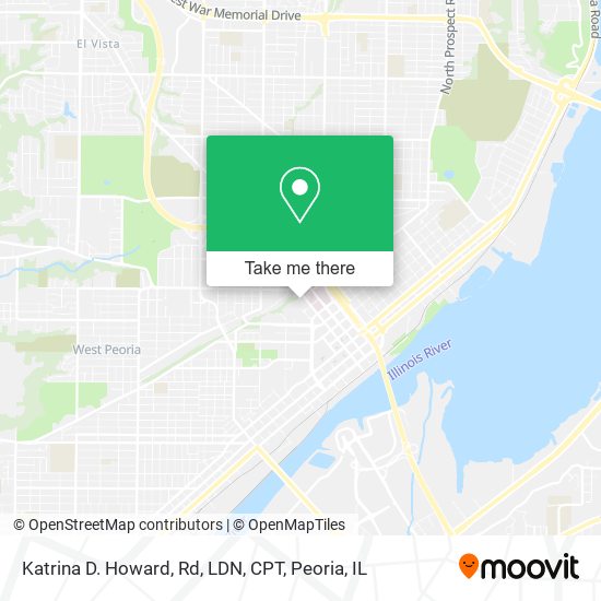 Mapa de Katrina D. Howard, Rd, LDN, CPT