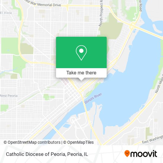 Mapa de Catholic Diocese of Peoria