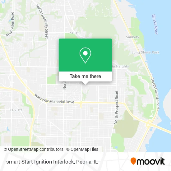 Mapa de smart Start Ignition Interlock
