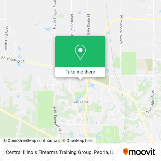 Central Illinois Firearms Training Group map