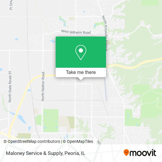 Maloney Service & Supply map