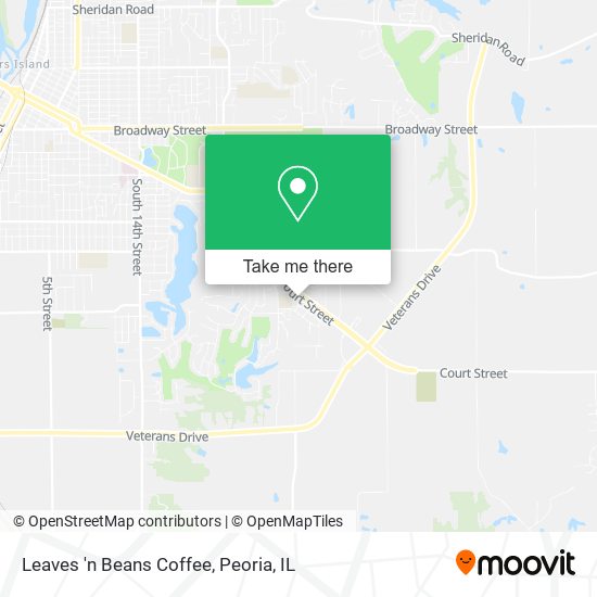 Leaves 'n Beans Coffee map