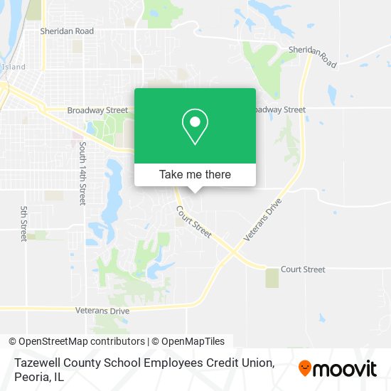 Mapa de Tazewell County School Employees Credit Union