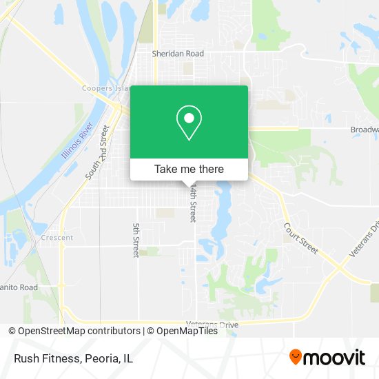 Mapa de Rush Fitness