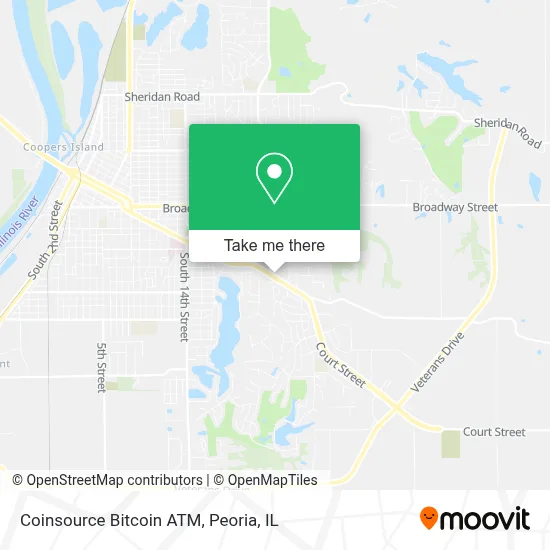 Coinsource Bitcoin ATM map