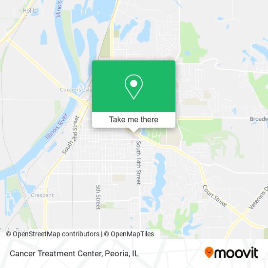 Cancer Treatment Center map