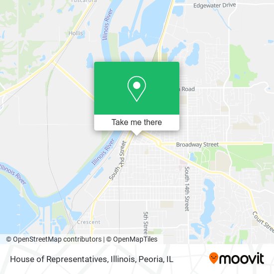 House of Representatives, Illinois map
