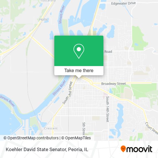 Mapa de Koehler David State Senator