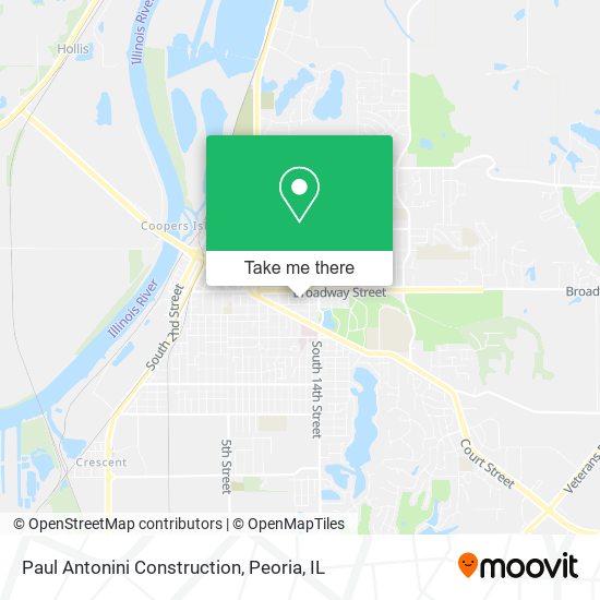 Paul Antonini Construction map
