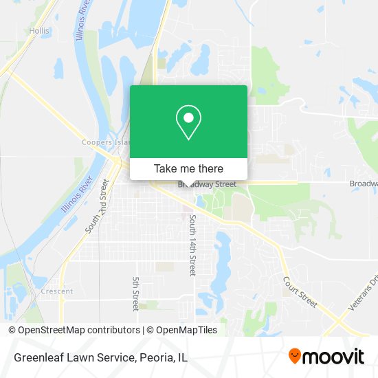 Greenleaf Lawn Service map