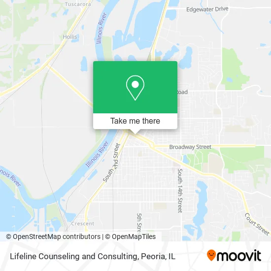 Lifeline Counseling and Consulting map