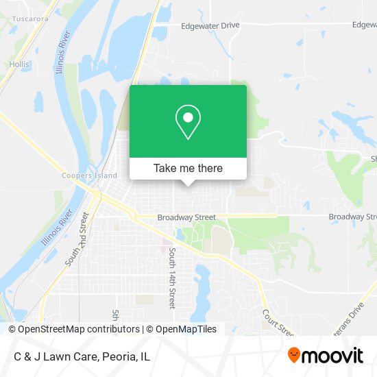 C & J Lawn Care map