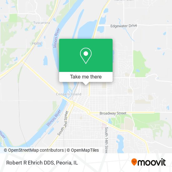 Robert R Ehrich DDS map