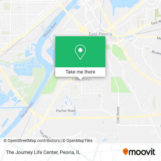 The Journey Life Center map