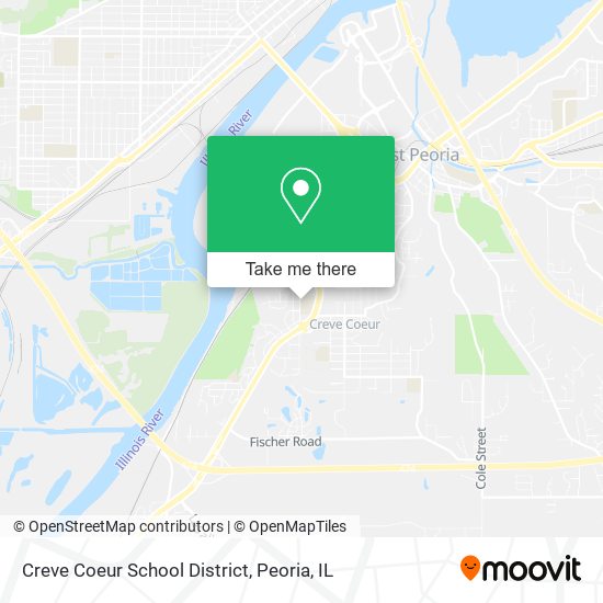 Mapa de Creve Coeur School District