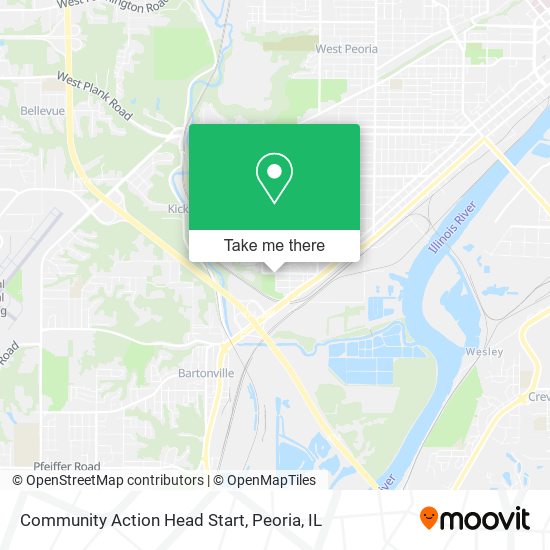 Community Action Head Start map