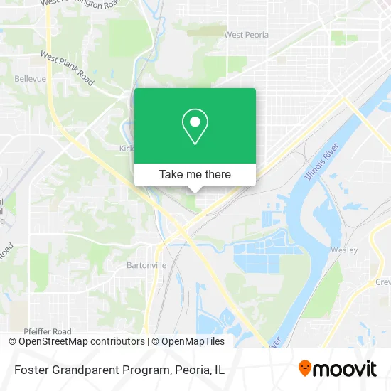Foster Grandparent Program map