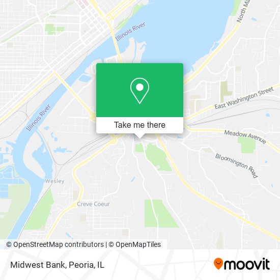 Midwest Bank map