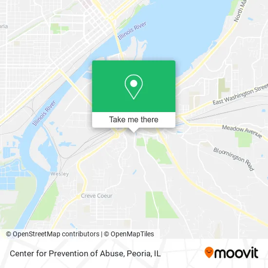 Center for Prevention of Abuse map
