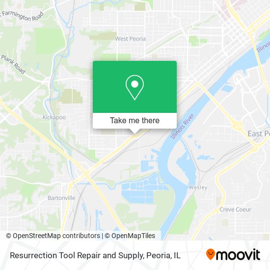 Resurrection Tool Repair and Supply map