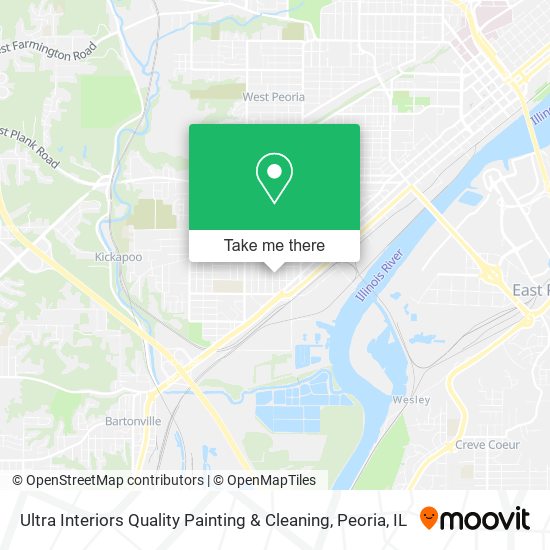 Ultra Interiors Quality Painting & Cleaning map