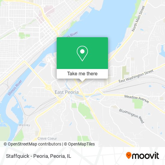 Staffquick - Peoria map