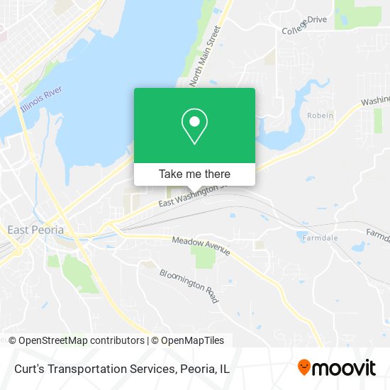 Curt's Transportation Services map