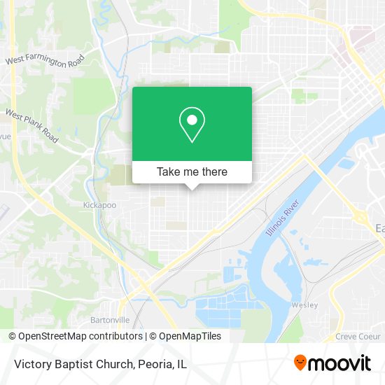 Victory Baptist Church map