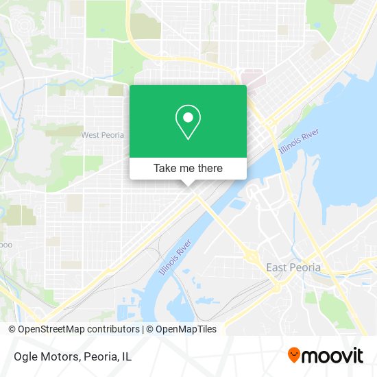 Ogle Motors map