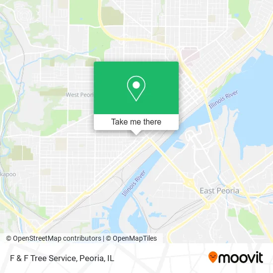 F & F Tree Service map